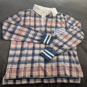 Todd Snyder x Champion Flannel Rugby Polo